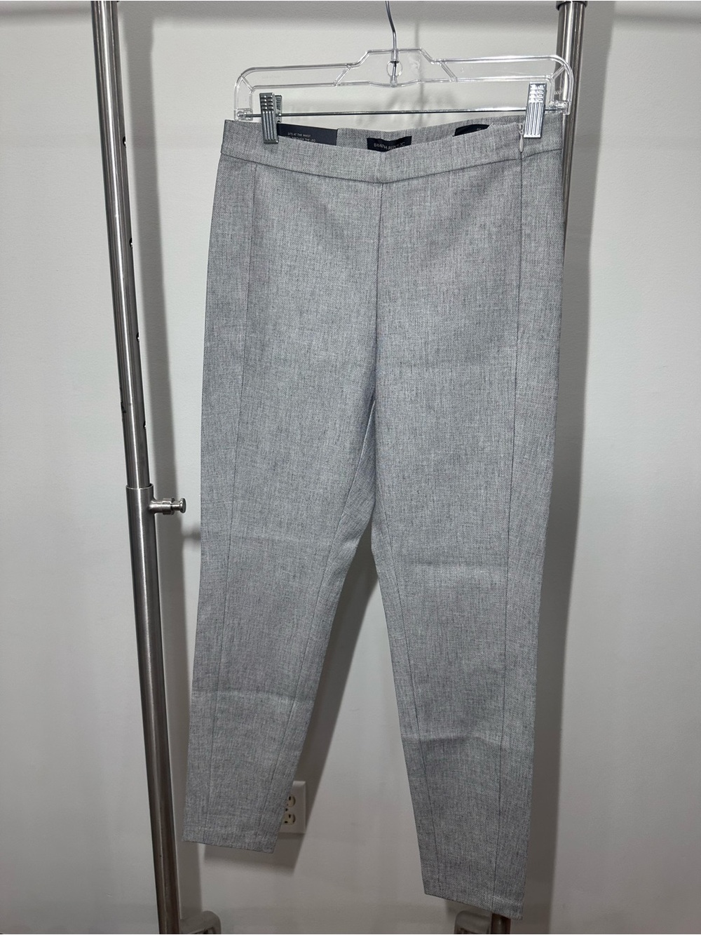 NWT Banana Republic Devon Office Work Dress Pants Slim High Waist Grey Gray Sz 6